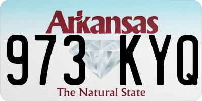 AR license plate 973KYQ