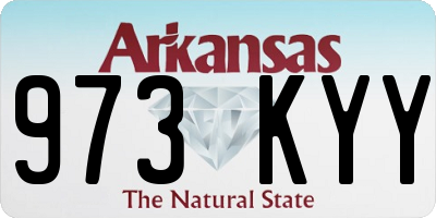 AR license plate 973KYY