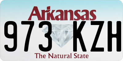 AR license plate 973KZH