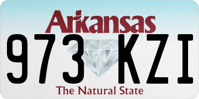 AR license plate 973KZI