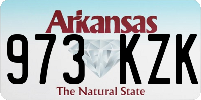 AR license plate 973KZK