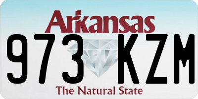 AR license plate 973KZM