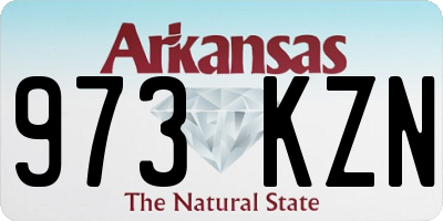 AR license plate 973KZN