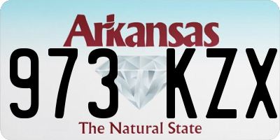 AR license plate 973KZX