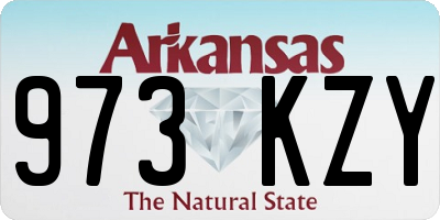 AR license plate 973KZY