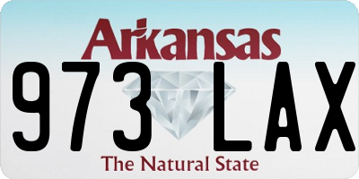 AR license plate 973LAX