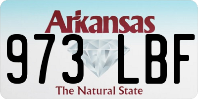 AR license plate 973LBF