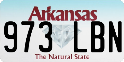 AR license plate 973LBN