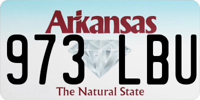 AR license plate 973LBU