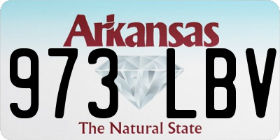AR license plate 973LBV
