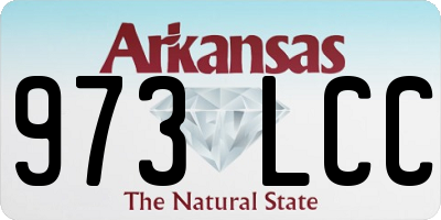 AR license plate 973LCC