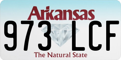 AR license plate 973LCF