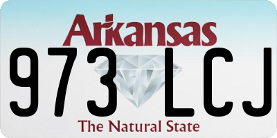AR license plate 973LCJ