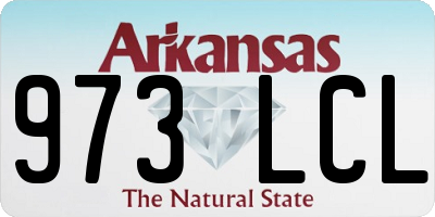 AR license plate 973LCL