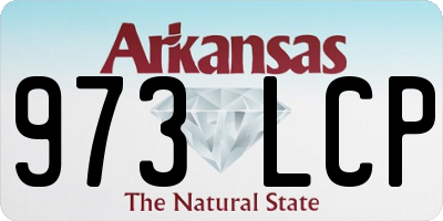 AR license plate 973LCP