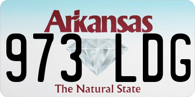 AR license plate 973LDG