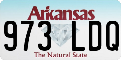 AR license plate 973LDQ