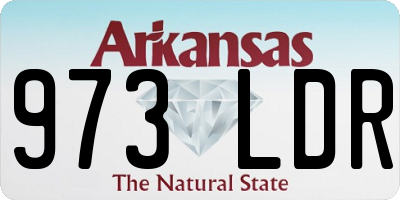 AR license plate 973LDR