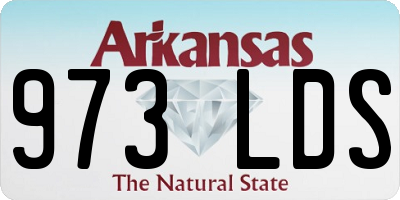 AR license plate 973LDS