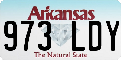 AR license plate 973LDY