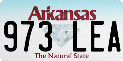 AR license plate 973LEA