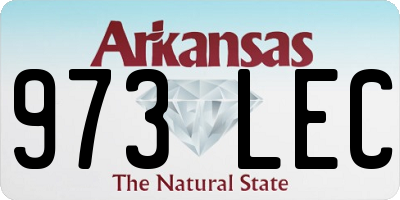 AR license plate 973LEC