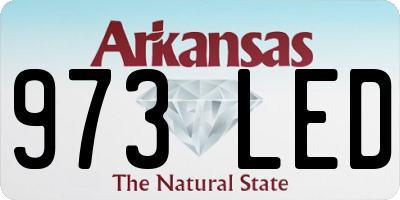 AR license plate 973LED