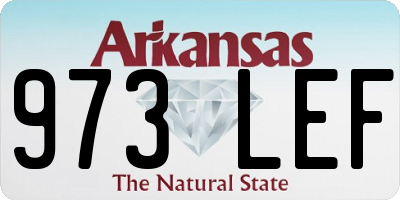 AR license plate 973LEF