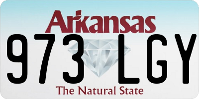 AR license plate 973LGY