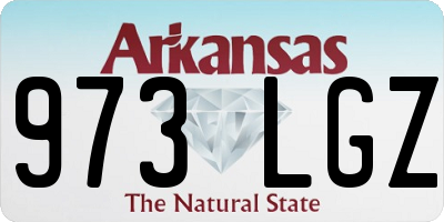 AR license plate 973LGZ