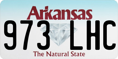 AR license plate 973LHC