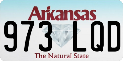AR license plate 973LQD
