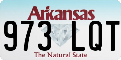 AR license plate 973LQT