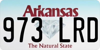 AR license plate 973LRD