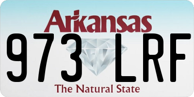 AR license plate 973LRF