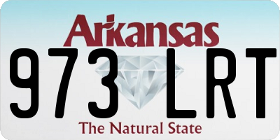 AR license plate 973LRT