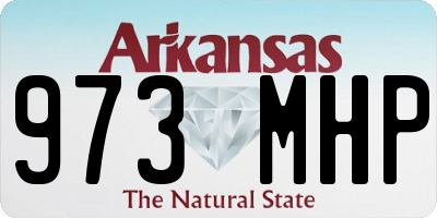 AR license plate 973MHP