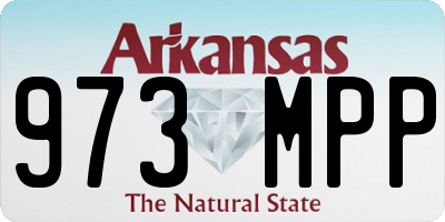 AR license plate 973MPP