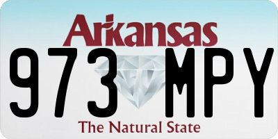 AR license plate 973MPY