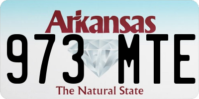 AR license plate 973MTE