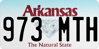 AR license plate 973MTH