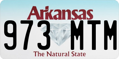 AR license plate 973MTM