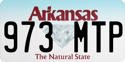 AR license plate 973MTP