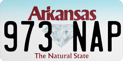 AR license plate 973NAP