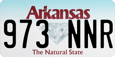 AR license plate 973NNR