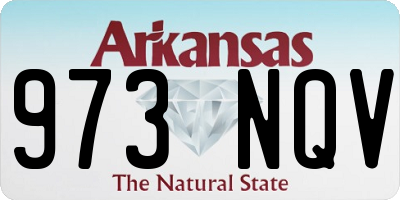 AR license plate 973NQV