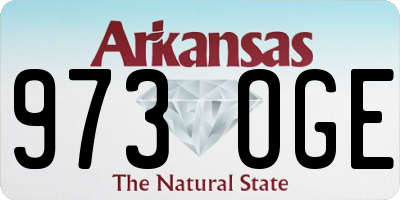 AR license plate 973OGE