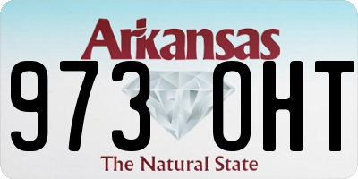 AR license plate 973OHT