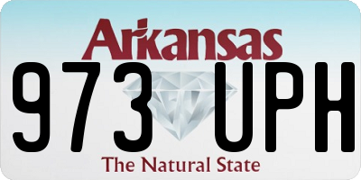 AR license plate 973UPH