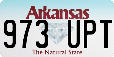 AR license plate 973UPT